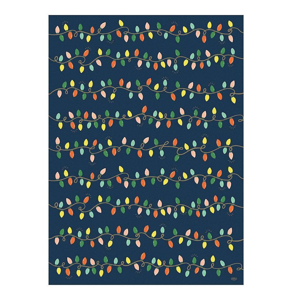 Holiday Lights Flat Wrap