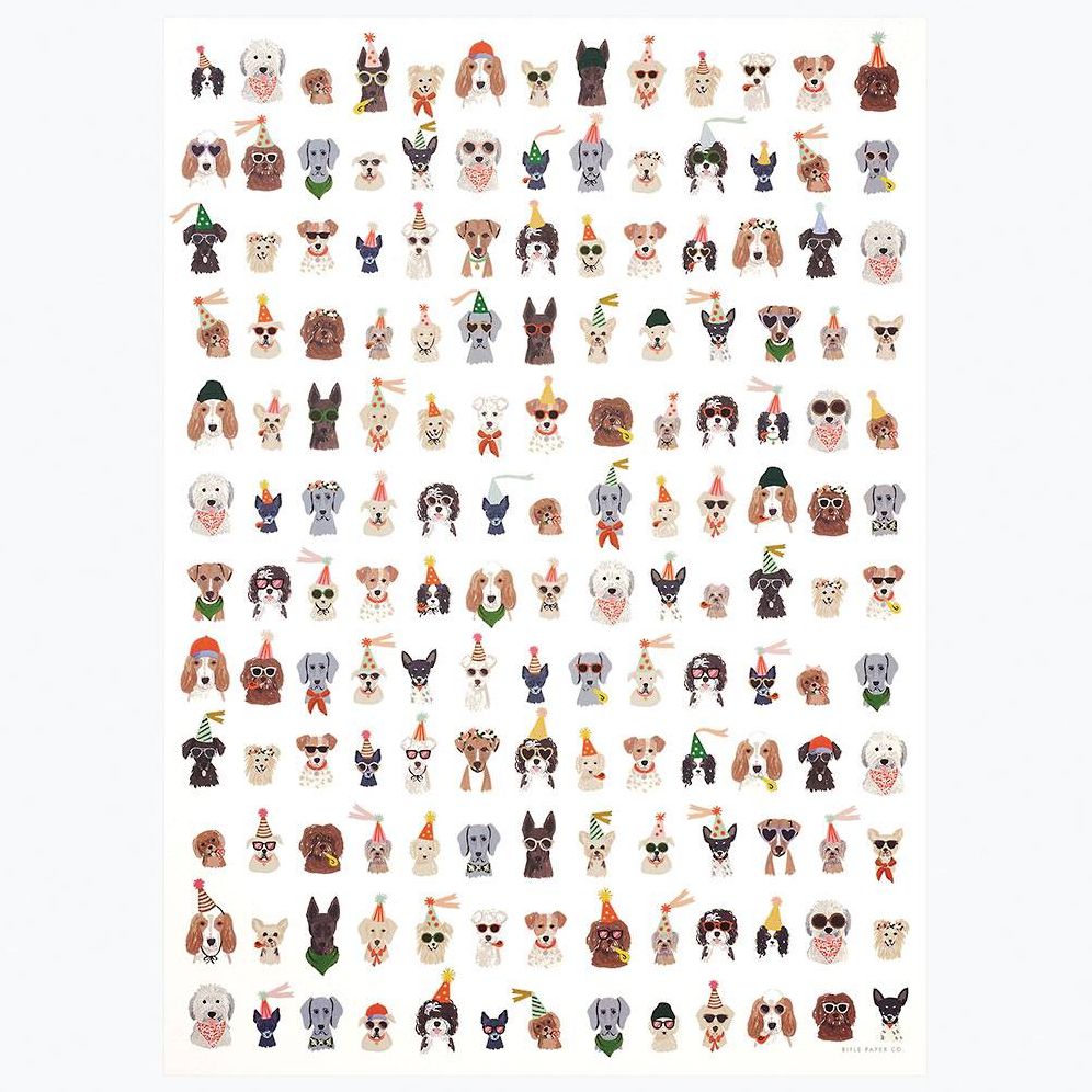 Party Dogs Flat Wrap