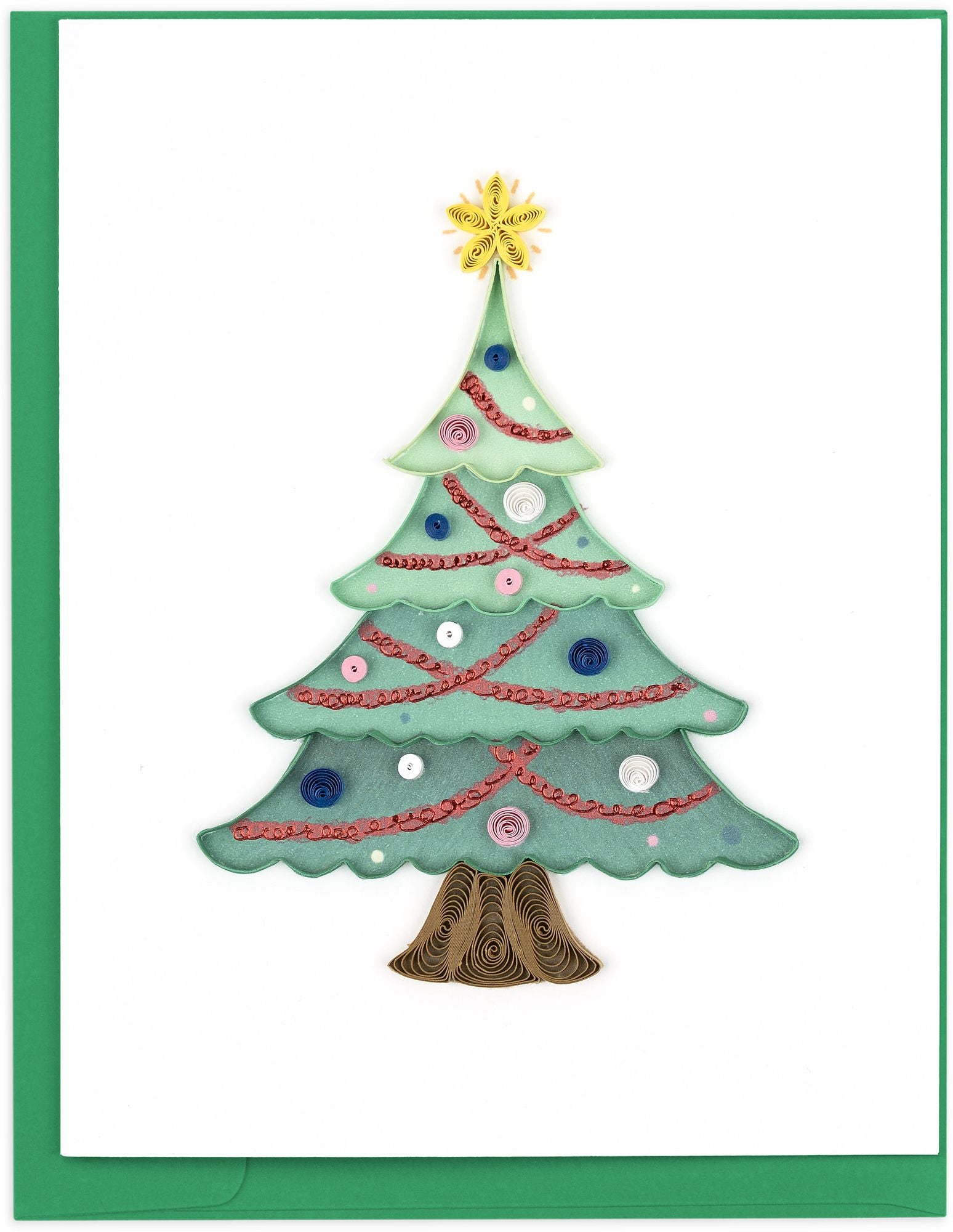Quilling Christmas Tree Assorted Boxed Set of 6