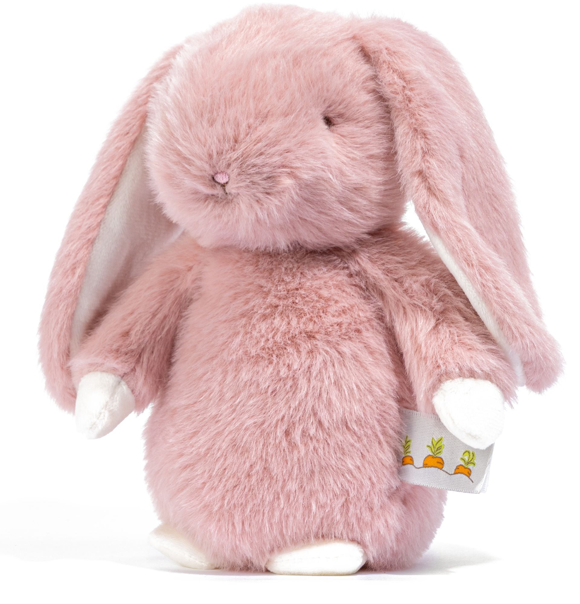 ぬいぐるみ   exclusivepinkpolka bunny Levtex Baby Mills Waffle Pink Bunny Plush - Polyester – Levtex Home