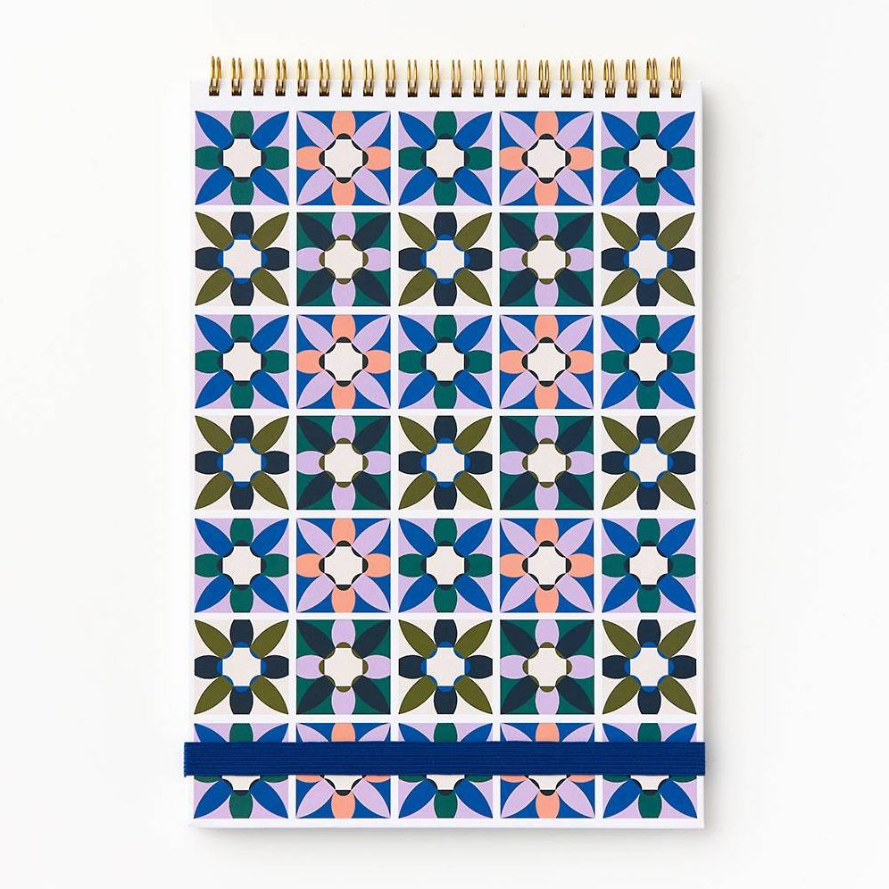 Floral Tile Paper Sketchpad