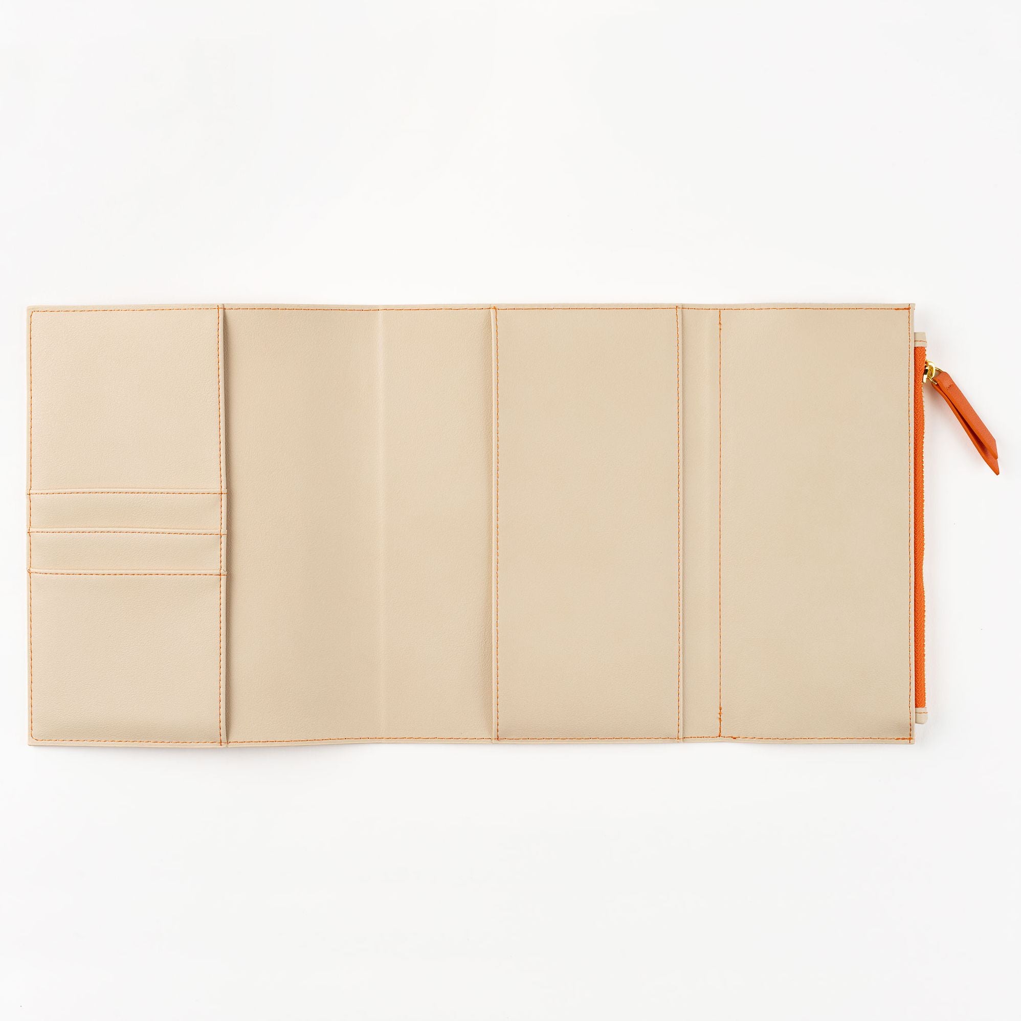 Paper Source A5 Journal Cover Clutch - Beige/Orange