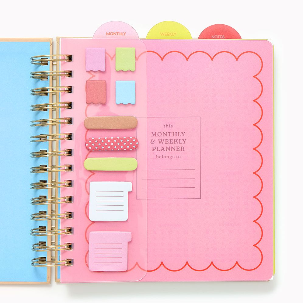 2026-2027 Paper Source Strawberry Weekly Desk Planner
