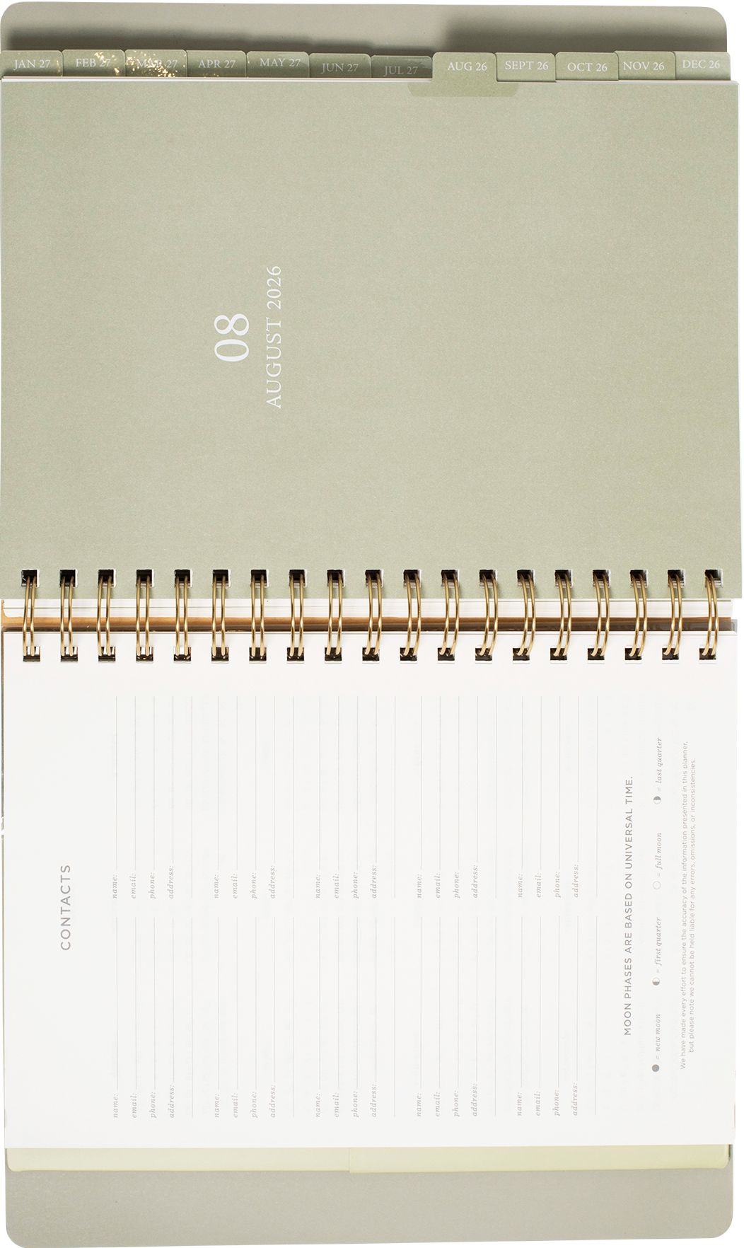 2026-2027 Fantasy Weekly Desk Planner