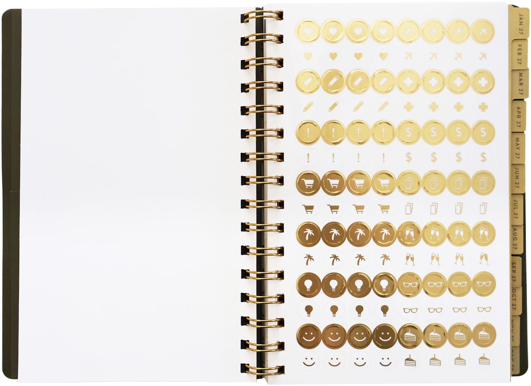 2027 Forage Pear Weekly Desk Planner