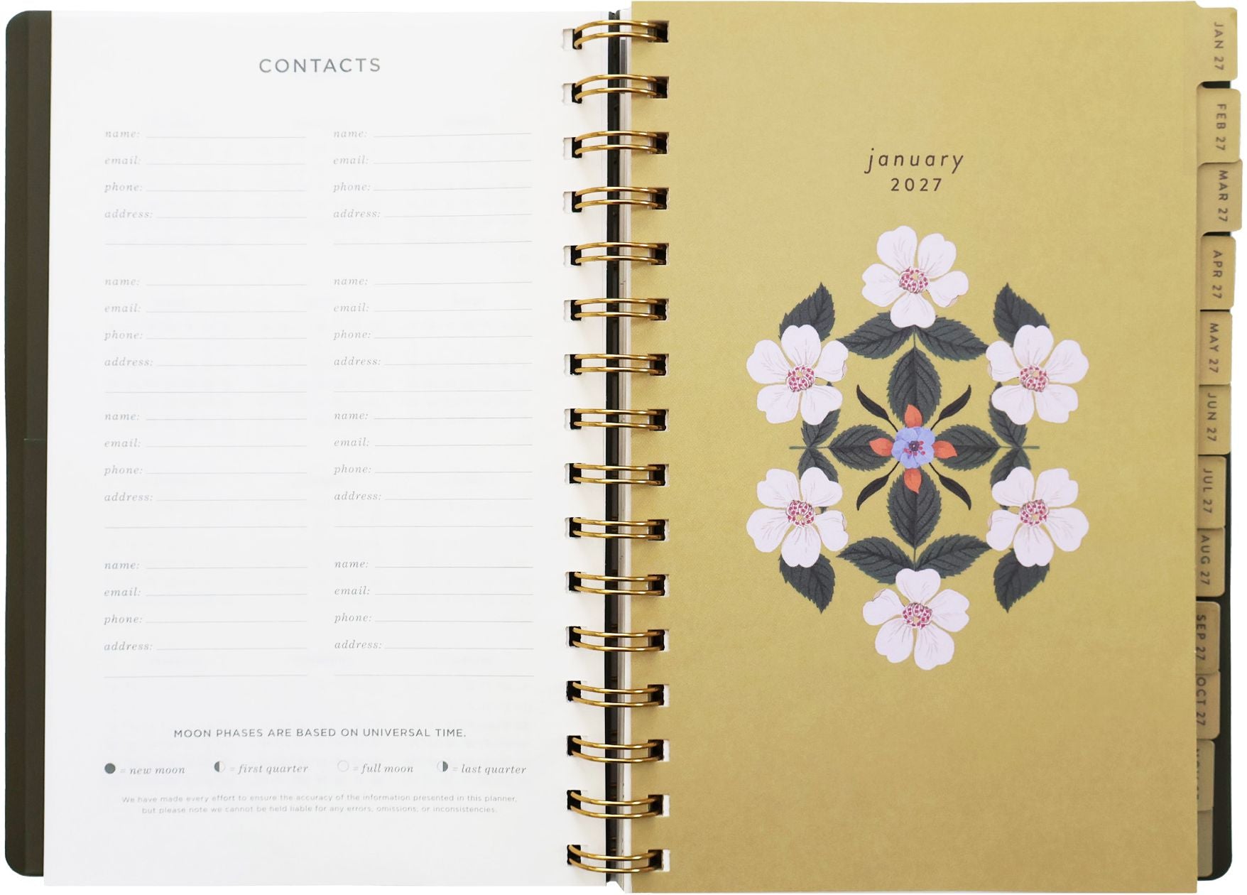 2027 Forage Pear Weekly Desk Planner