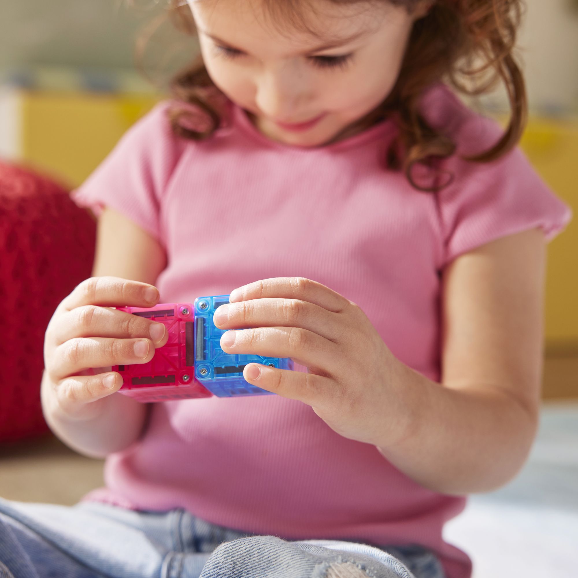 The Original MAGNA-TILES® microMAGS Cube Pack 9-Piece Magnetic Construction Set
