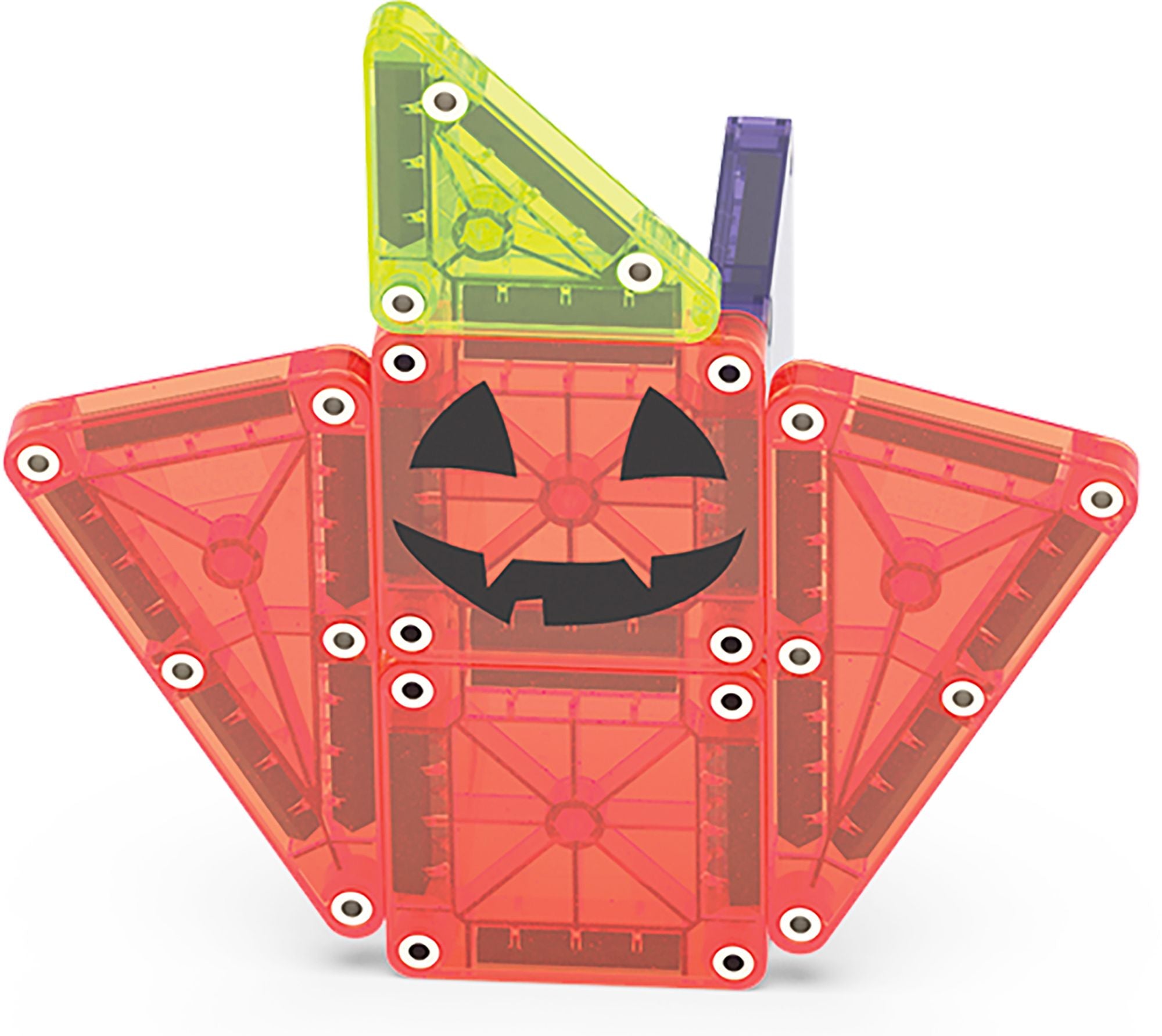MAGNA-TILES microMAGS Spooky Travel Set 26-Piece Magnetic Construction Set, The Original Magnetic Building Brand