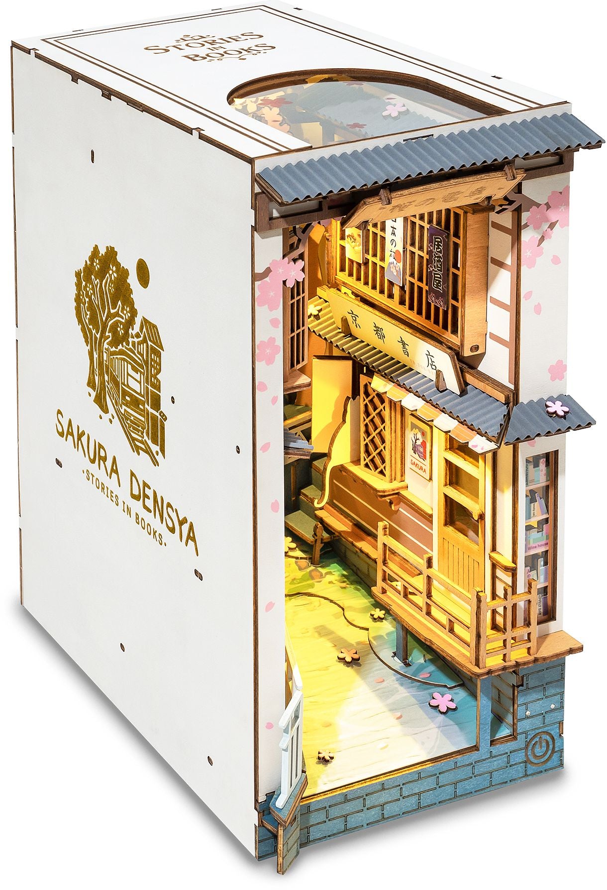 DIY Miniature Bookend: Sakura Tram