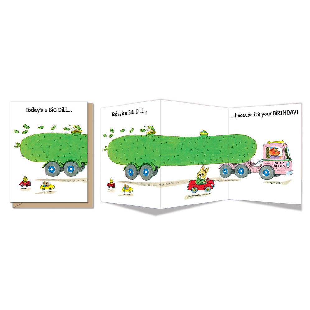 Big Dill Tri Fold Birthday Card
