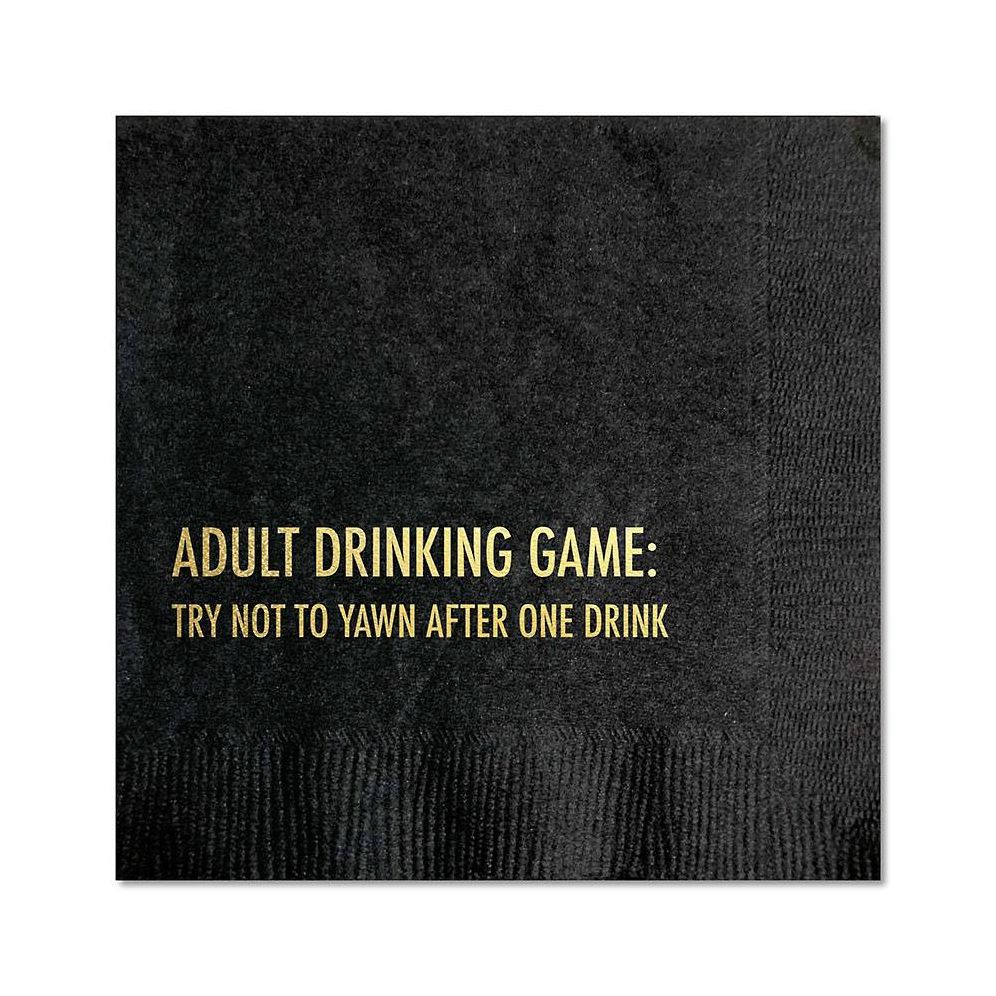 Adult Drinking Game Cocktail Napkins