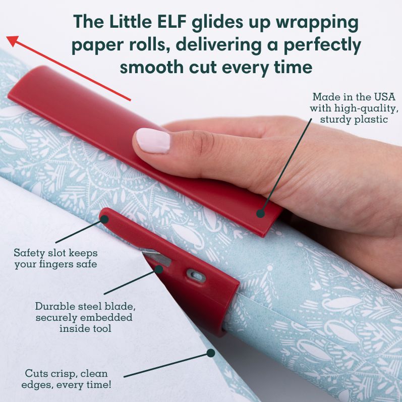 Little ELF Gift Red Wrap Cutter