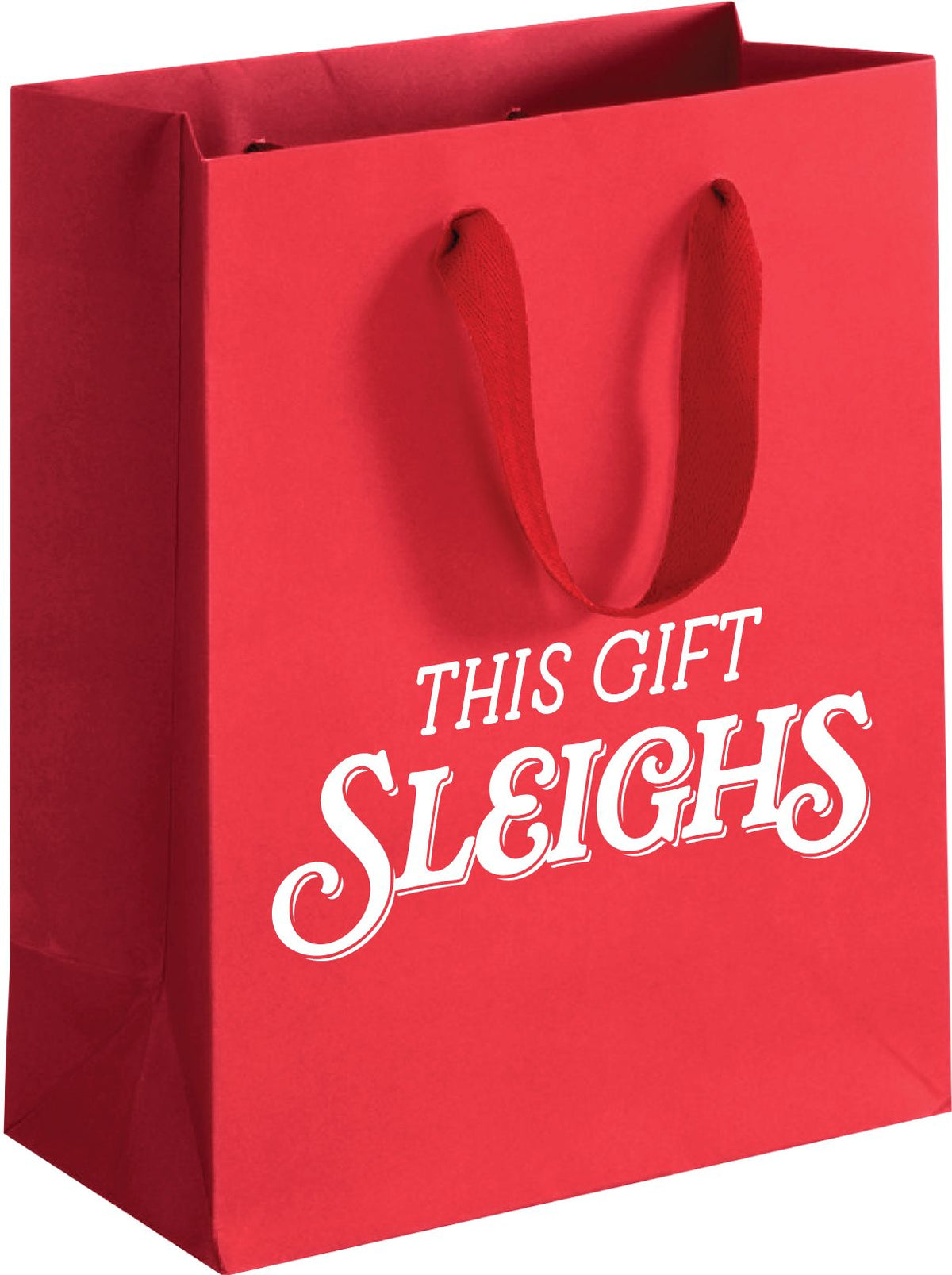 This Gift Sleighs Medium Gift Bag