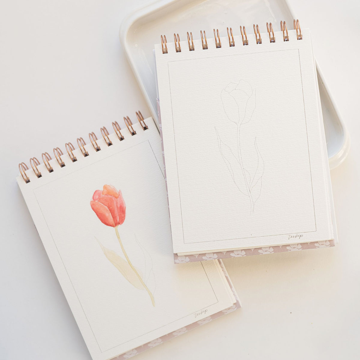 Flowers Watercolor Workbook
