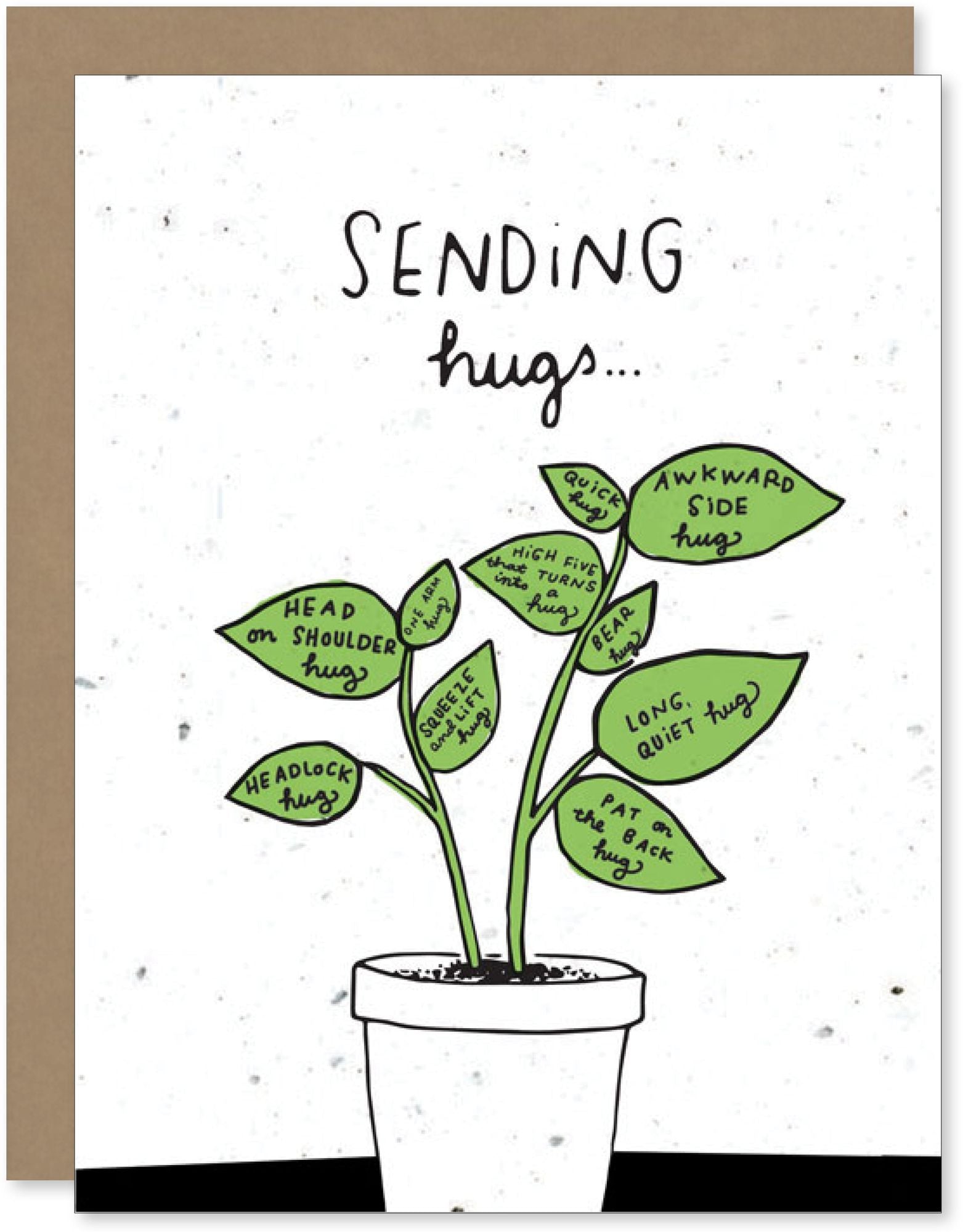 Sending Hugs Plantable Card