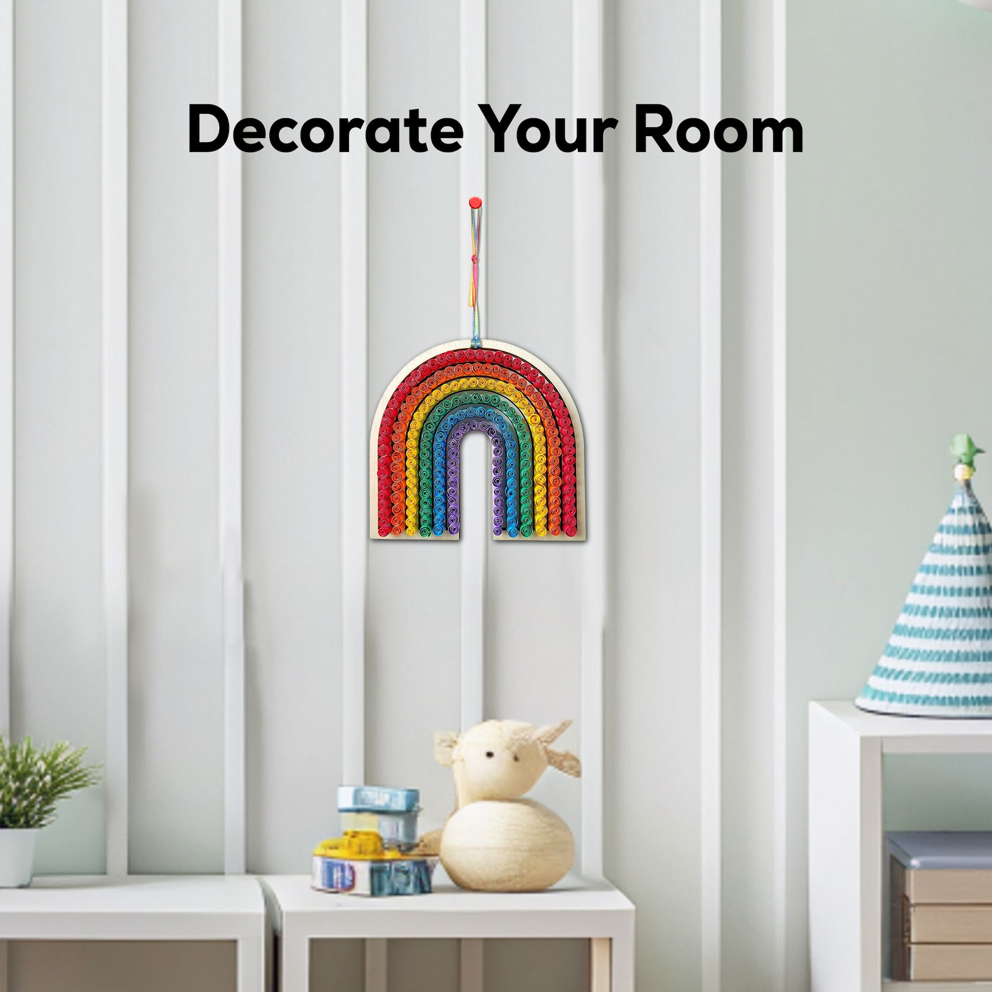 Rainbow Paper Quilling Craft Kit