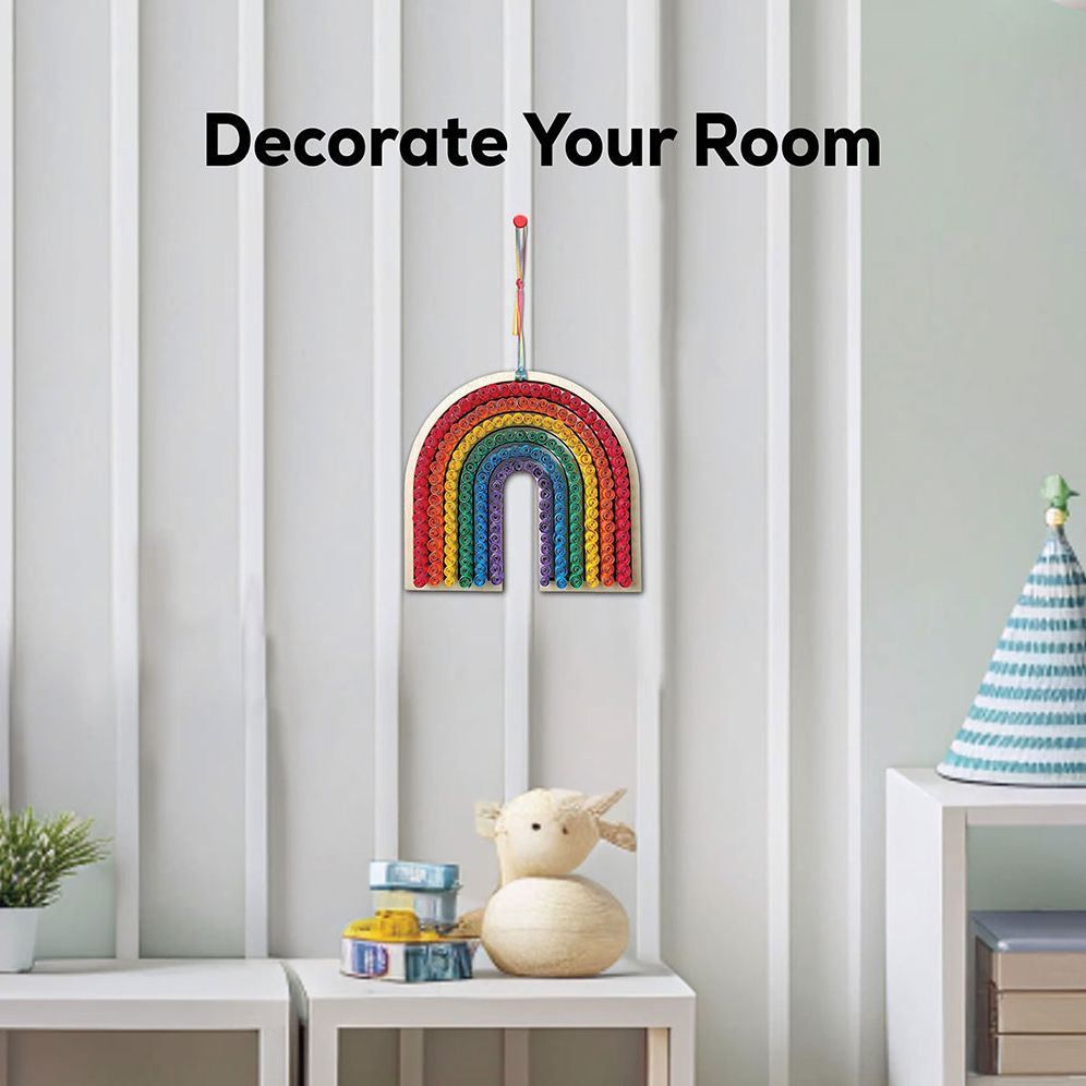 Rainbow Paper Quilling Craft Kit