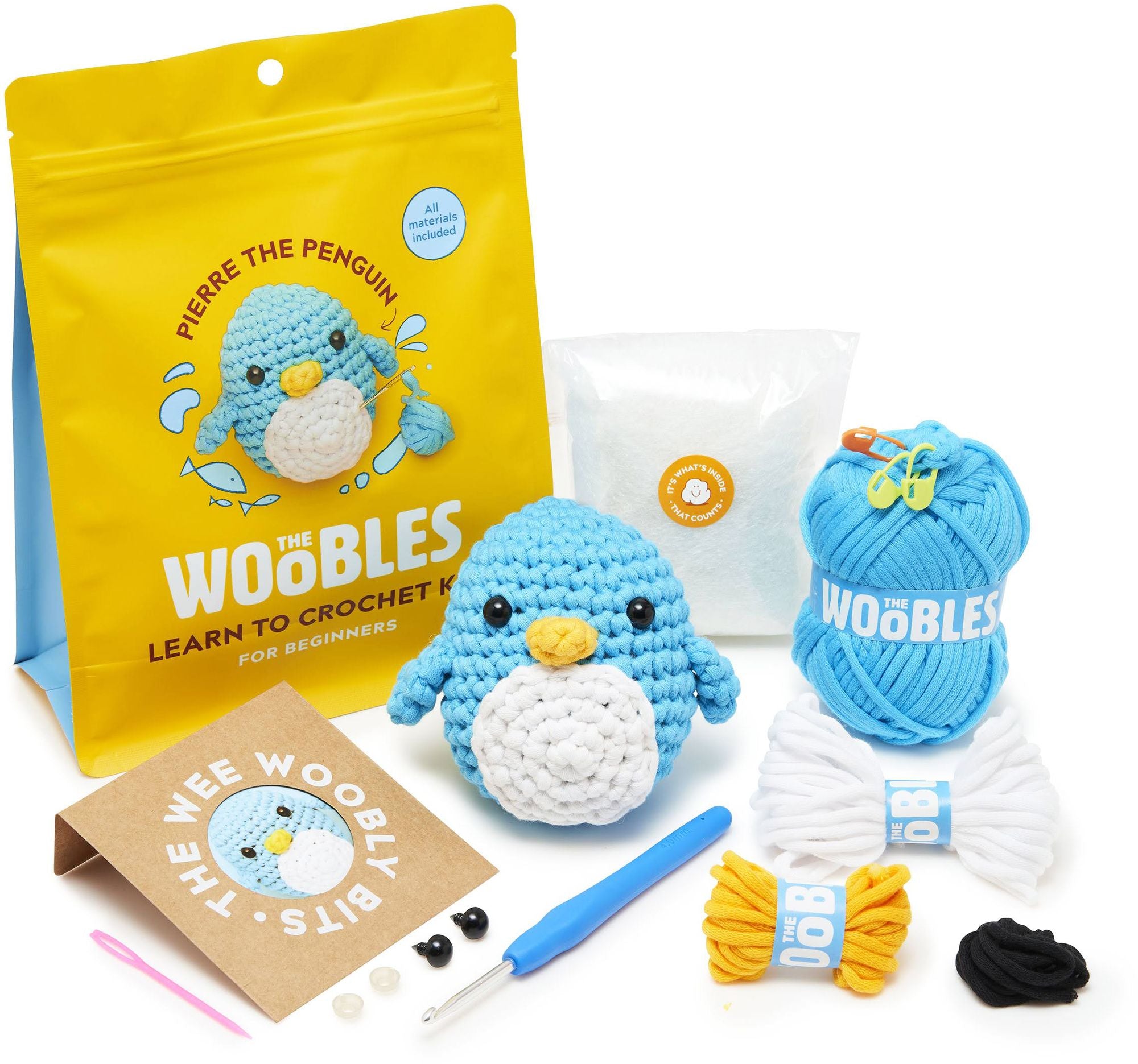 Pierre the Penguin, The Woobles Beginner Crochet Kit