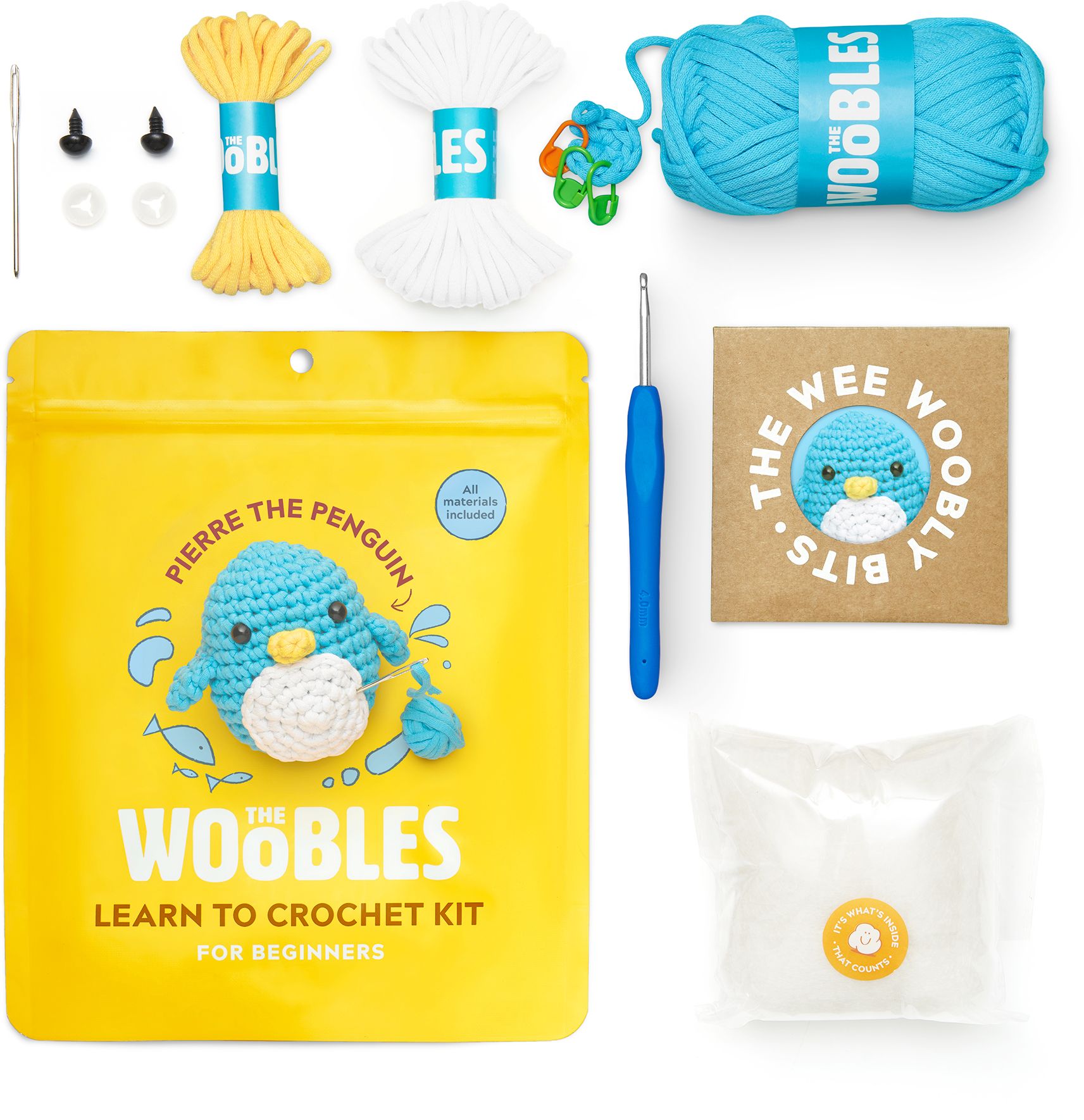 Pierre the Penguin, The Woobles Beginner Crochet Kit