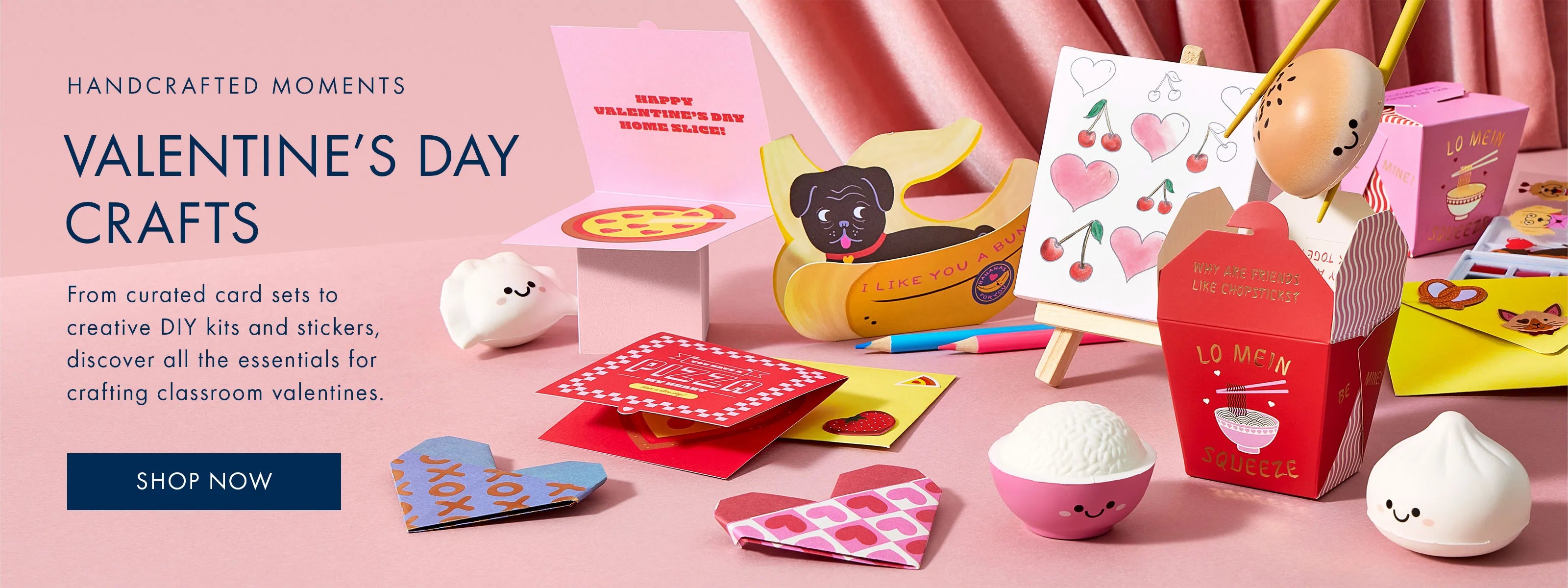 Shop Valentine's Day crafts, DIY kits and classroom sets.