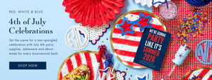 Shop Fourth of July party supplies, tableware and decor.
