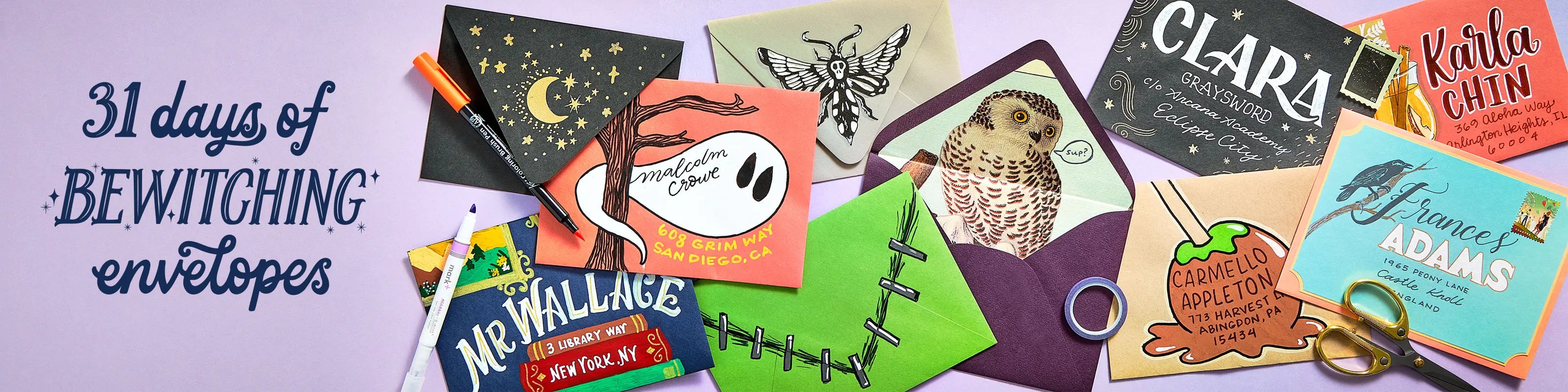 31 Days of Bewitching Envelopes.