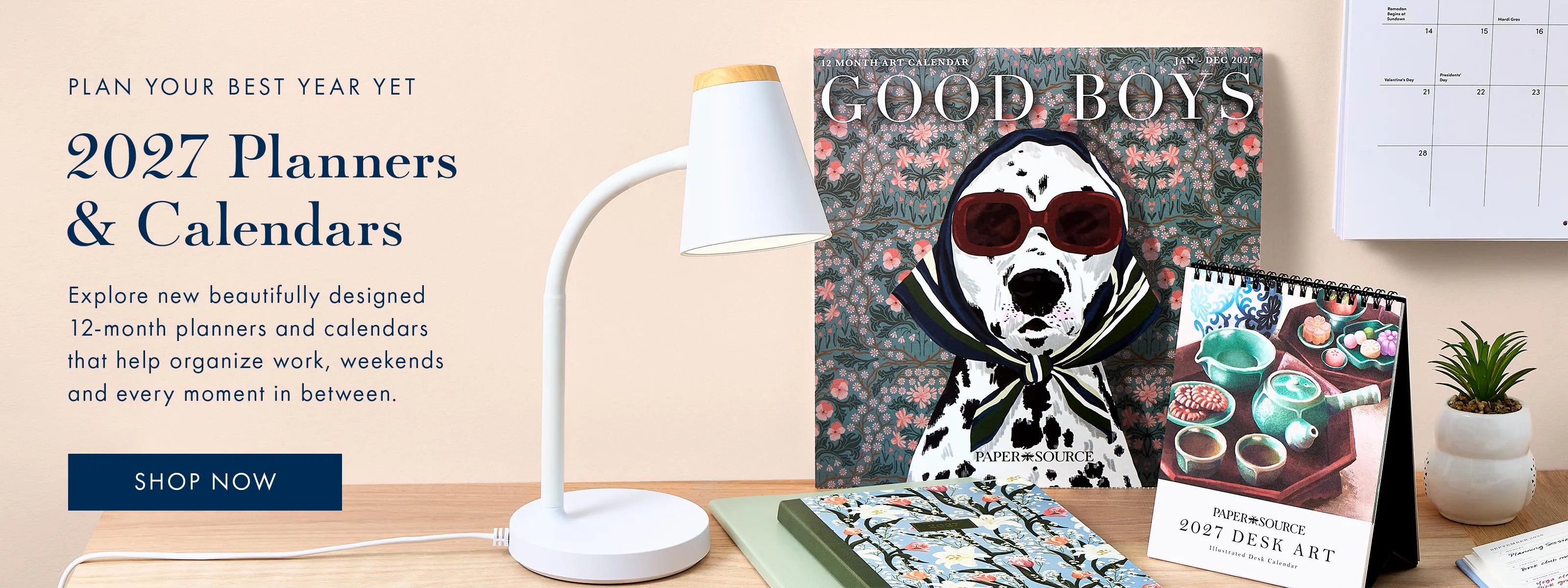 Shop 2027 planners and calendars to plan your best year yet.