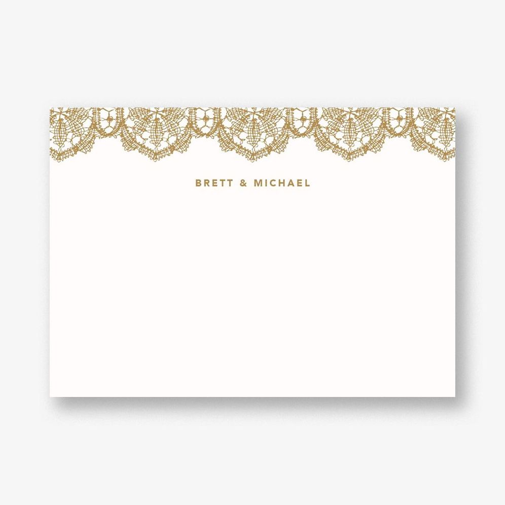 Antique Lace Stationery