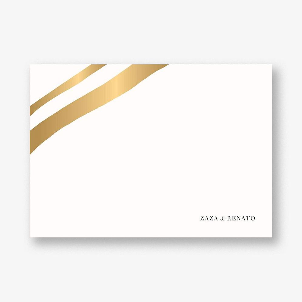 Cherish Foil Stationery