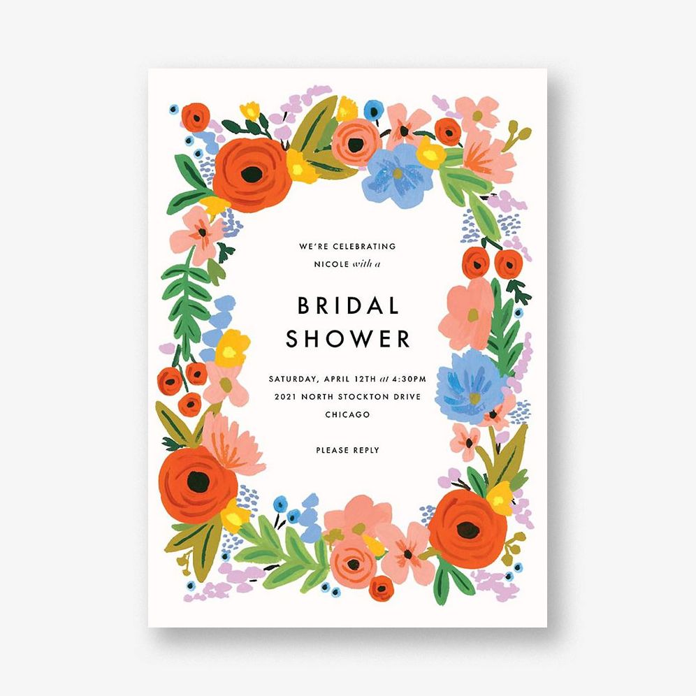 Mayday Bouquet Bridal Shower Invitation