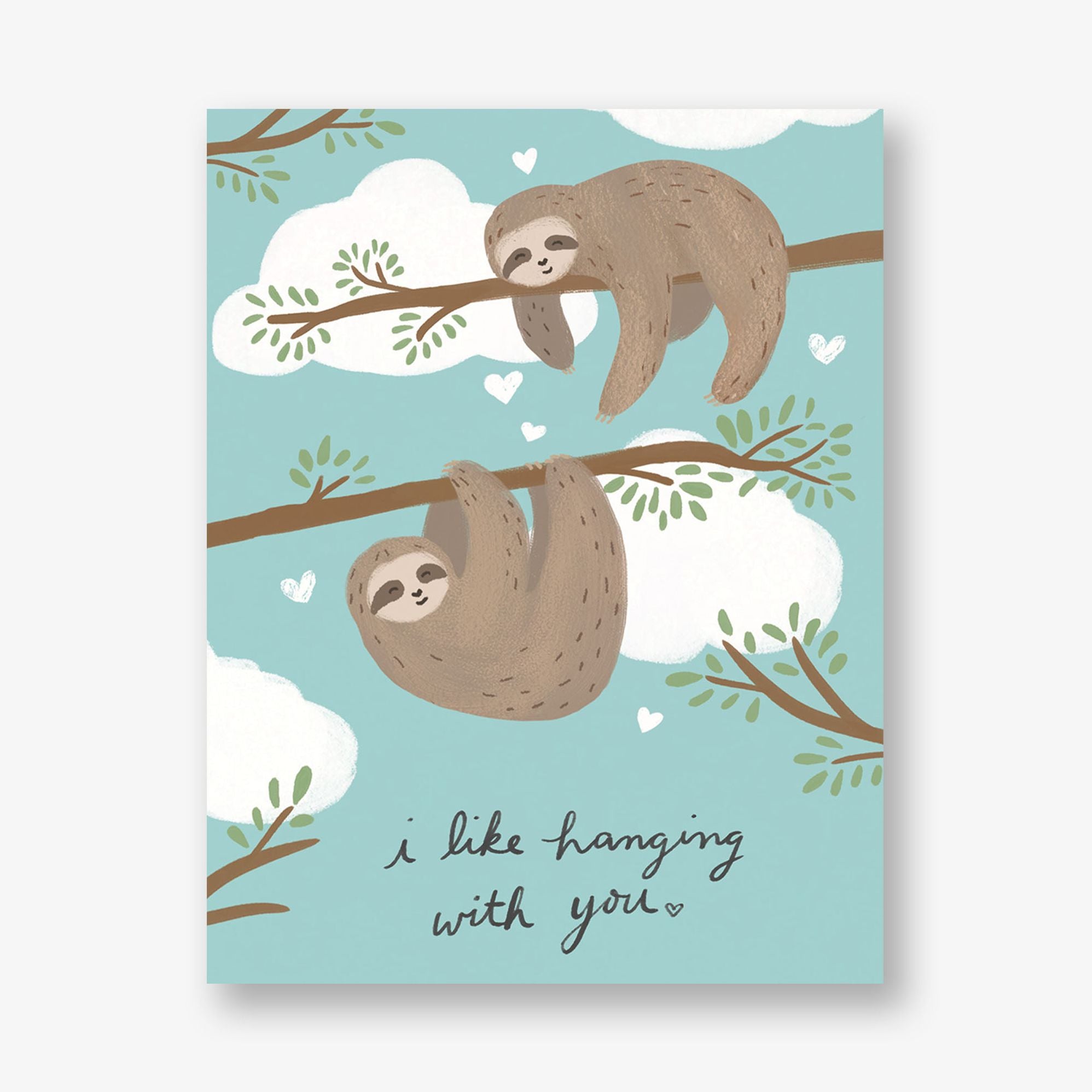 Hanging with You Valentine Card