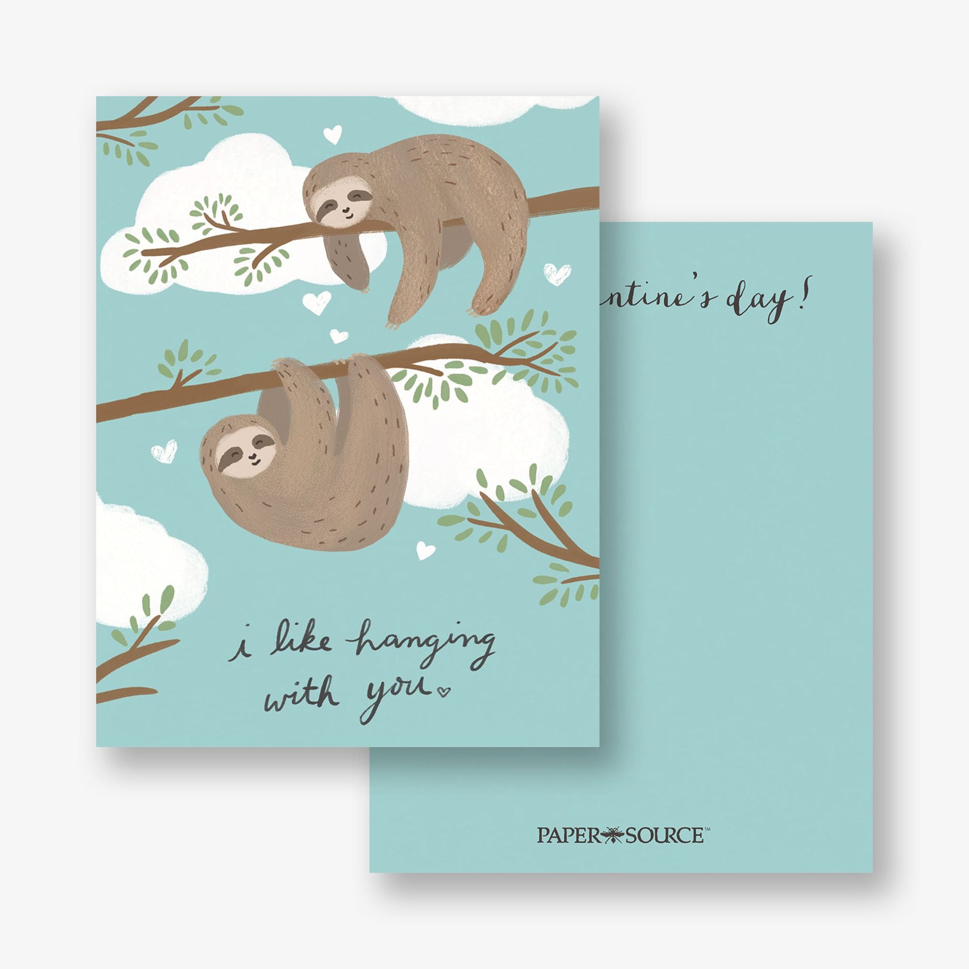 Hanging with You Valentine Card