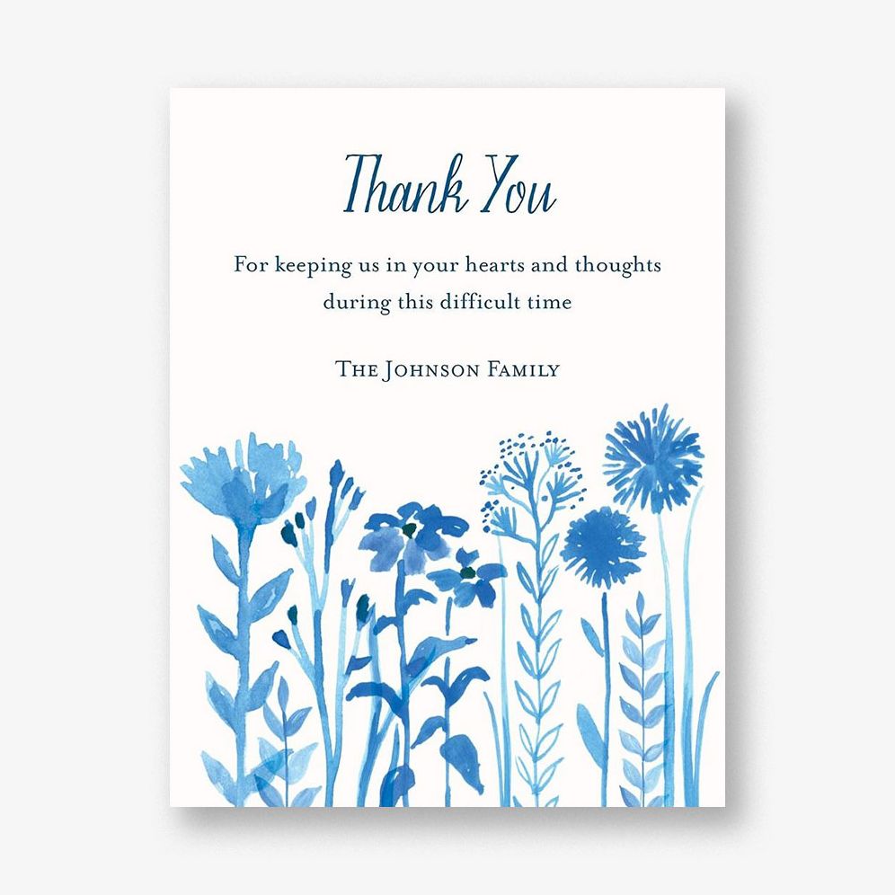 Wildflower Custom Sympathy Card | Paper Source