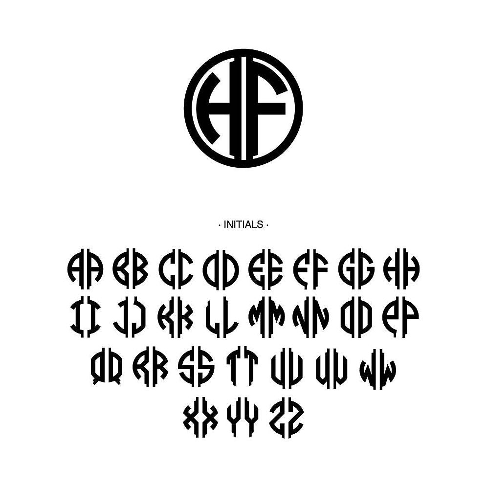 Pearl White Laser Cut Monogram Skewers