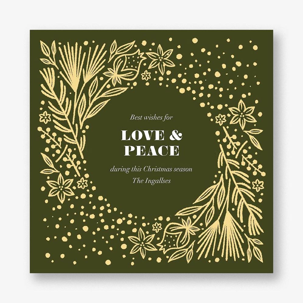 Wild Wild Winter Holiday Card