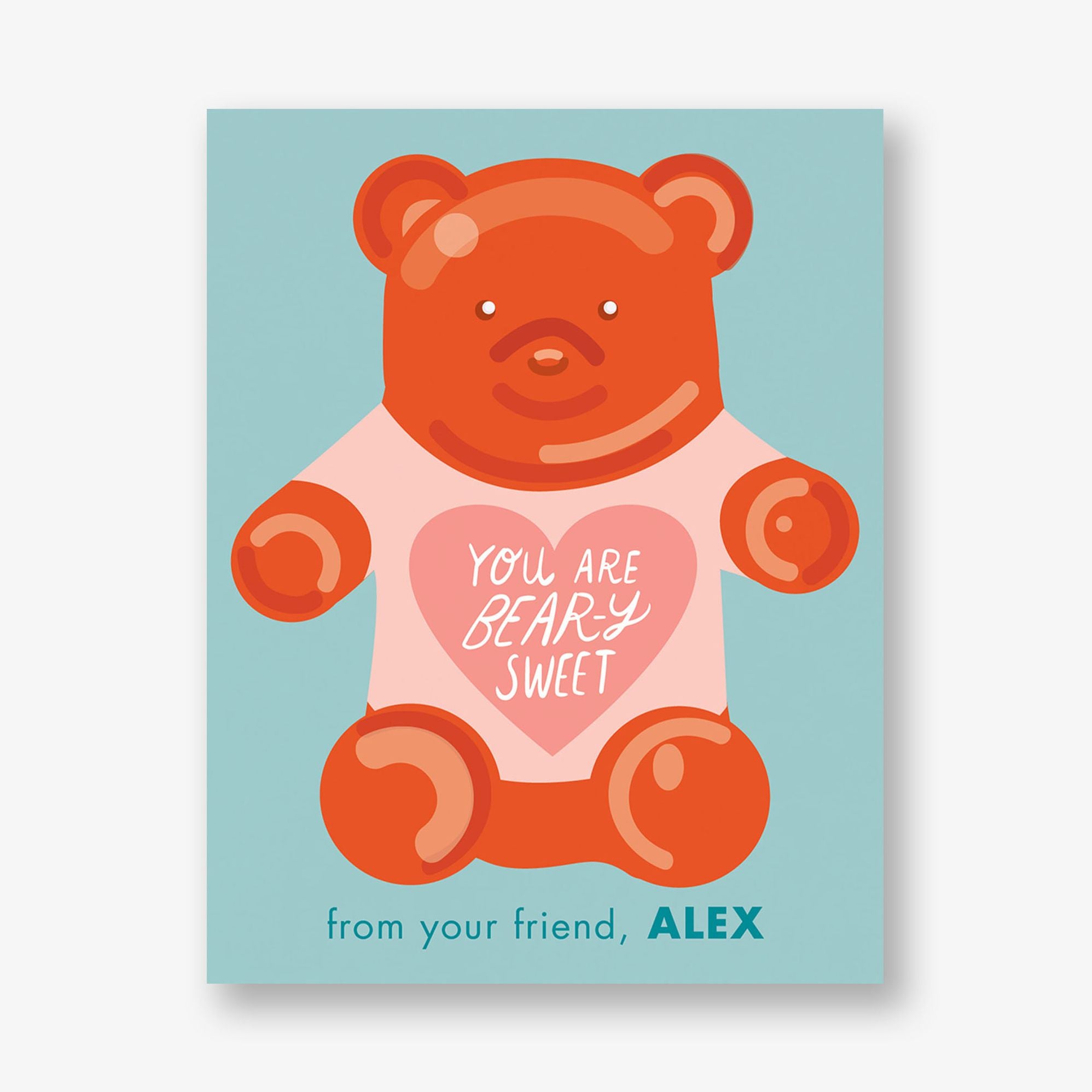 Bear-y Sweet Custom Valentine Card