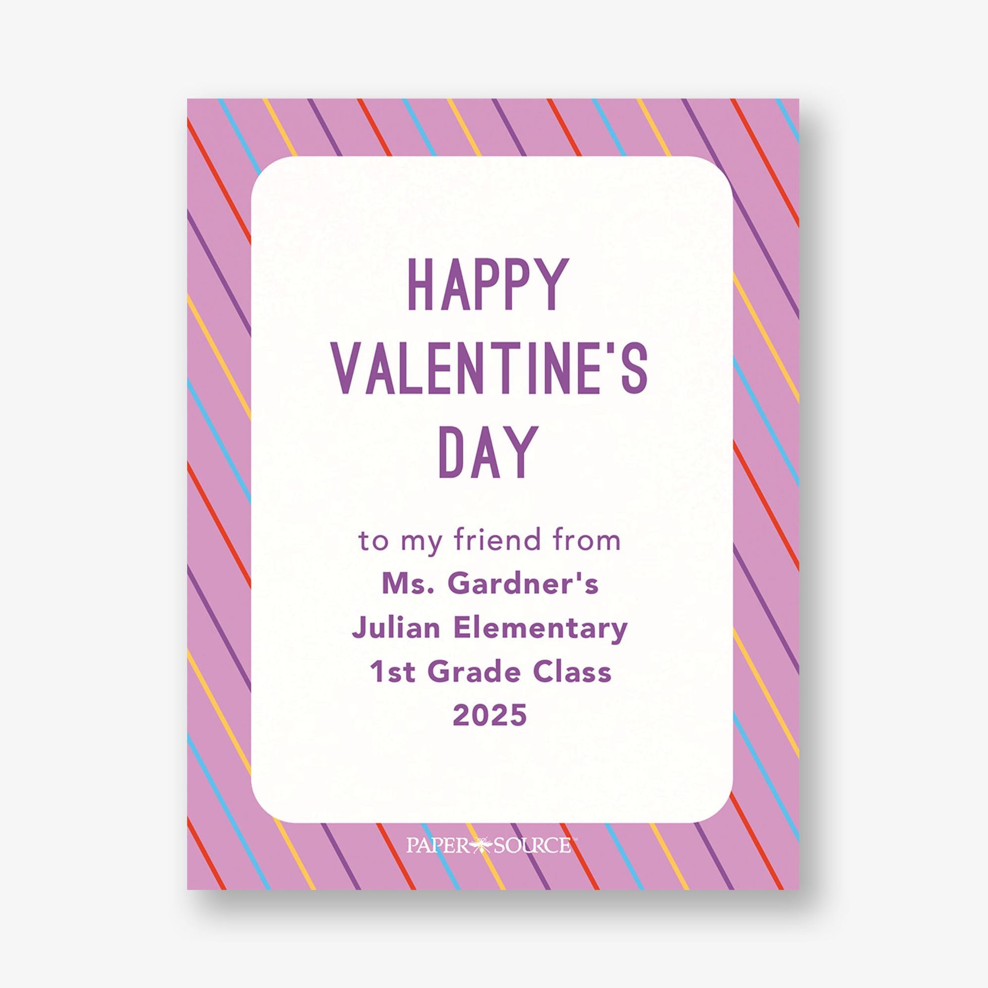 Unicorn Maze Custom Valentine Card