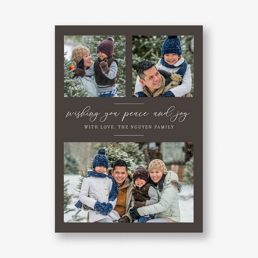 Peace & Joy Multi-Photo Card