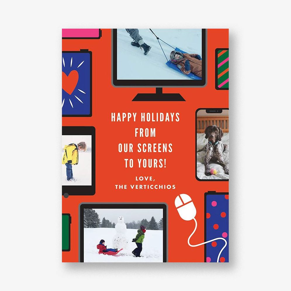 Digital Love Holiday Photo Card