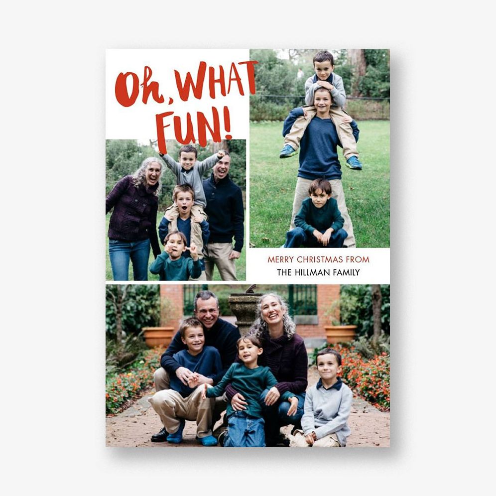Oh What Fun Holiday Multi-Photo Card
