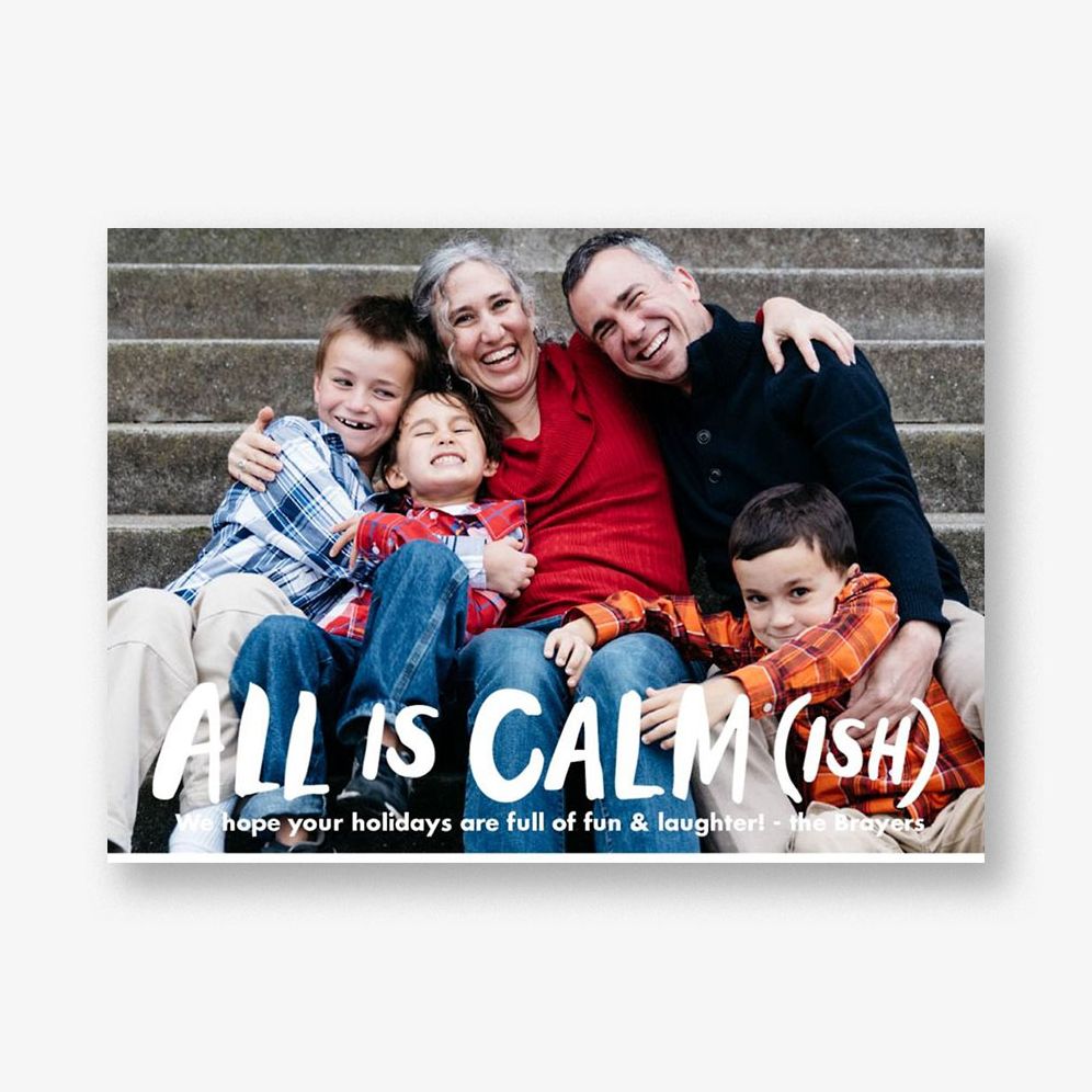 All is Calmish Holiday Photo Card