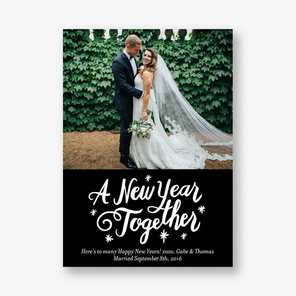 New Year Together Holiday Photo Card