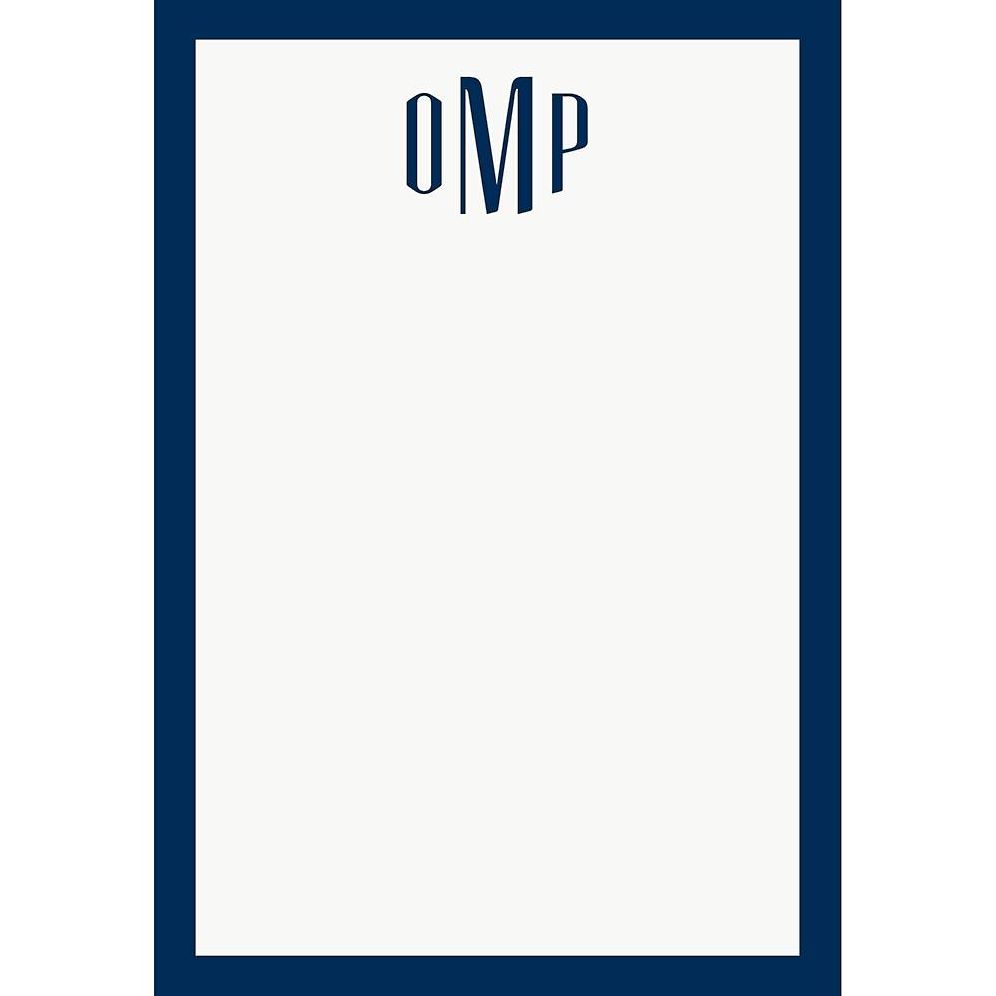 Border Monogram Personalized Notepads