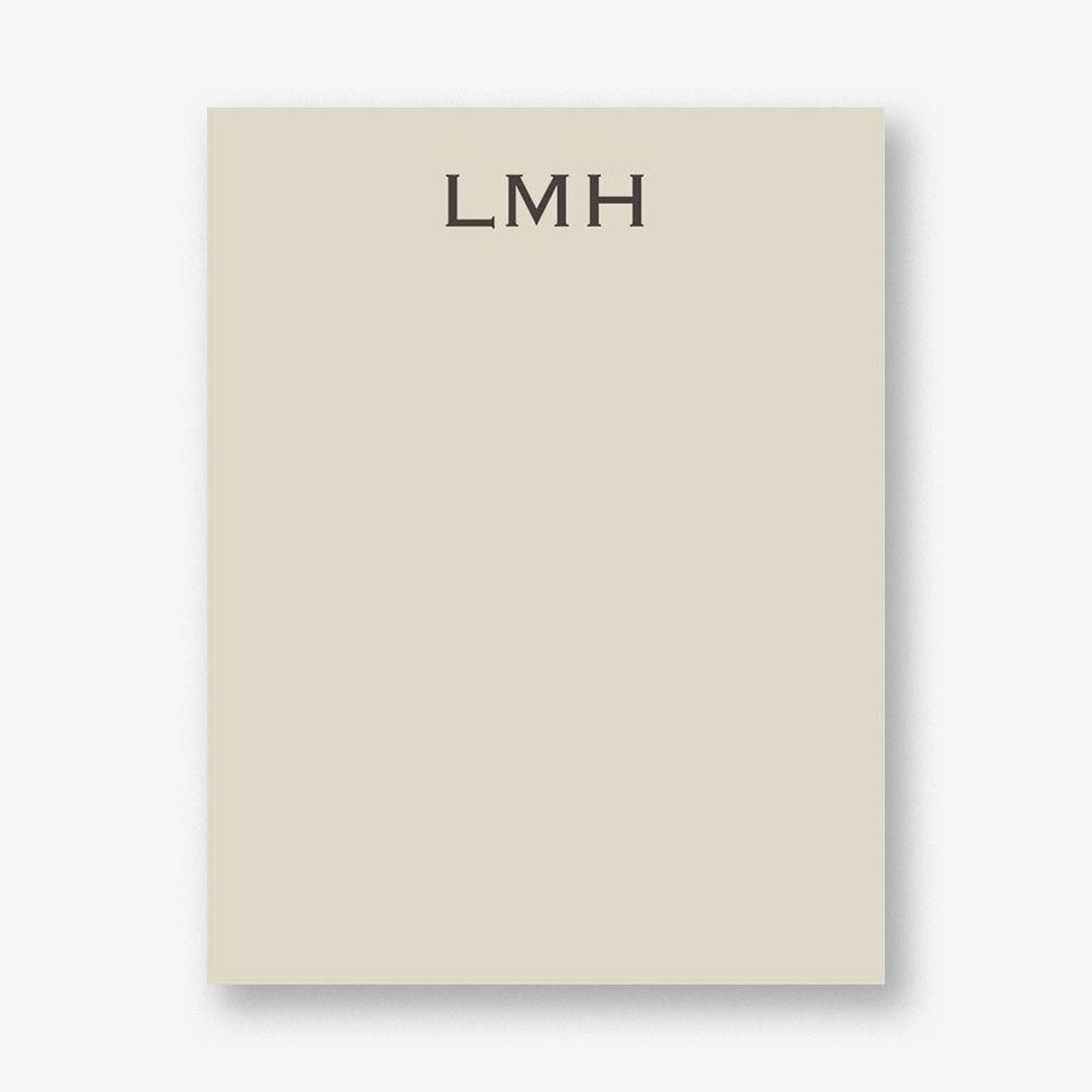 Copperplate Monogram A2 Stationery