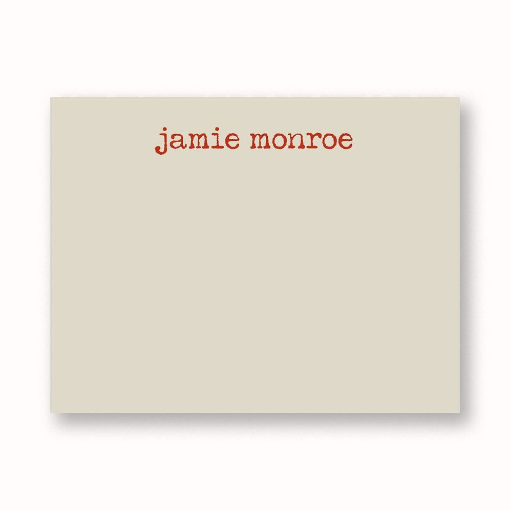 Typewriter Stationery