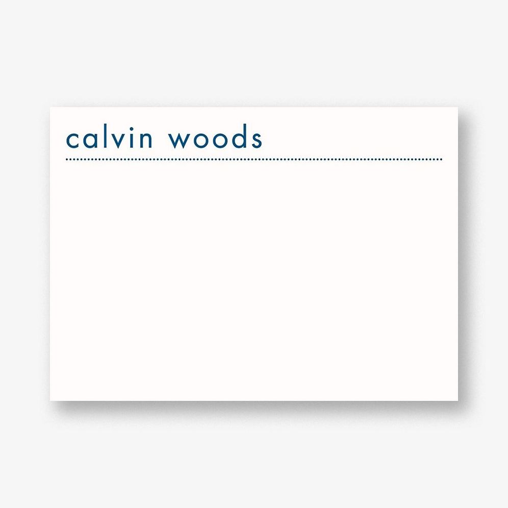 Dotted Rule A6 Stationery