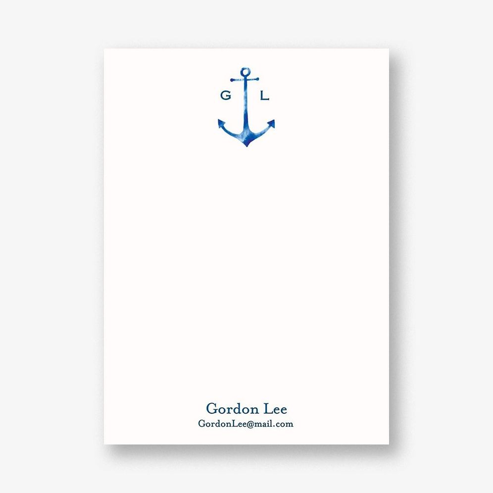 Anchor A6 Stationery