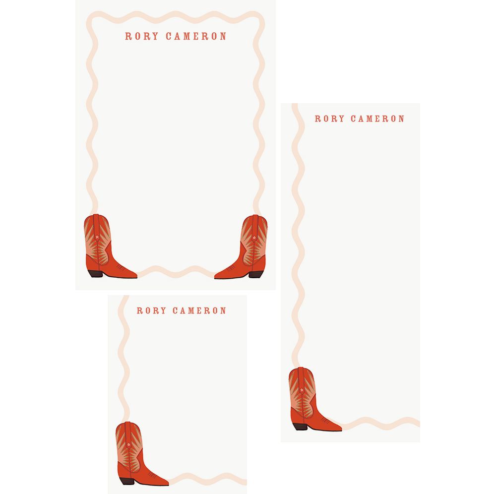 Boots Mixed Personalized Notepads
