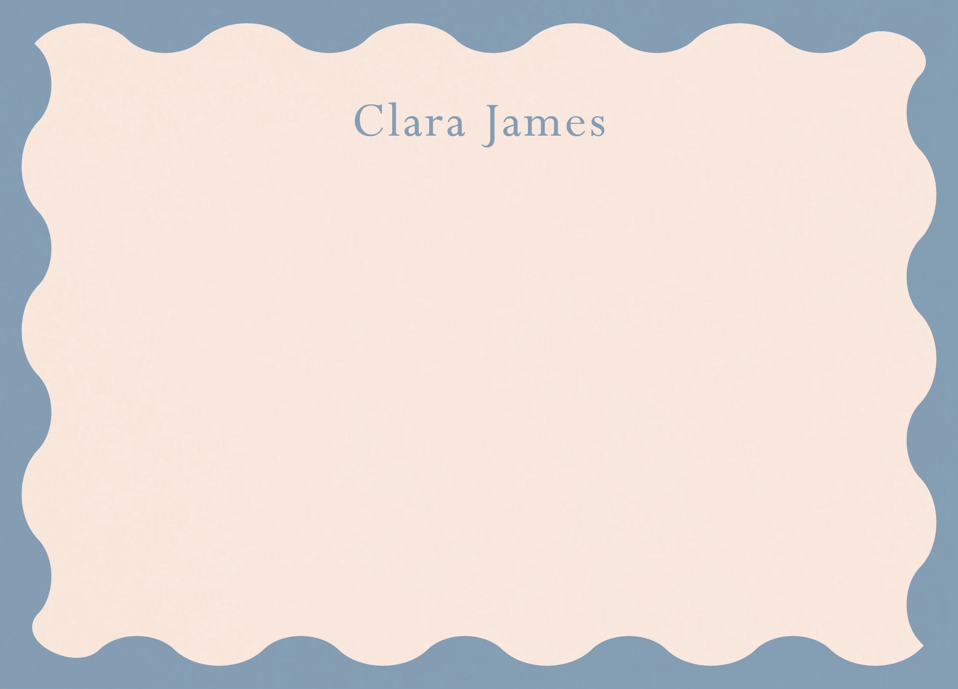Wiggle Frame Stationery