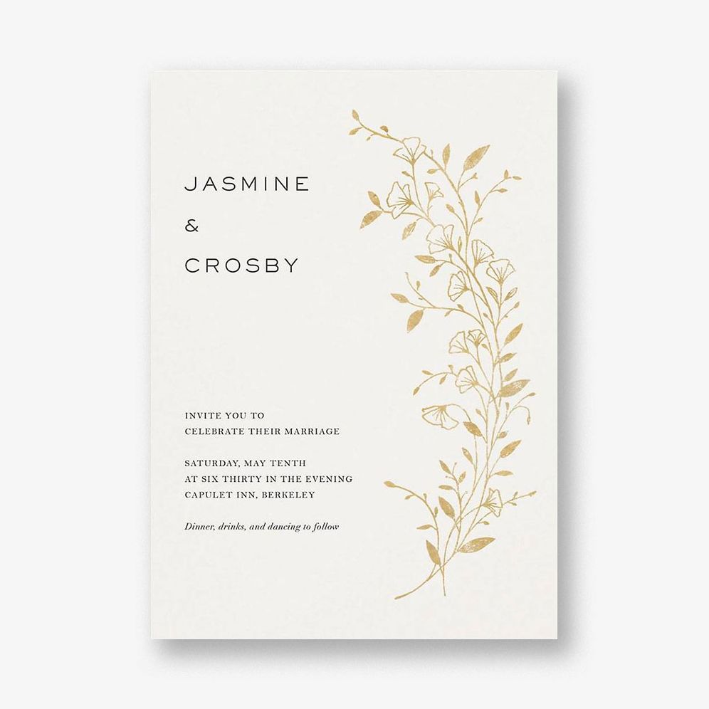 Cornelia Cream Wedding Invitation